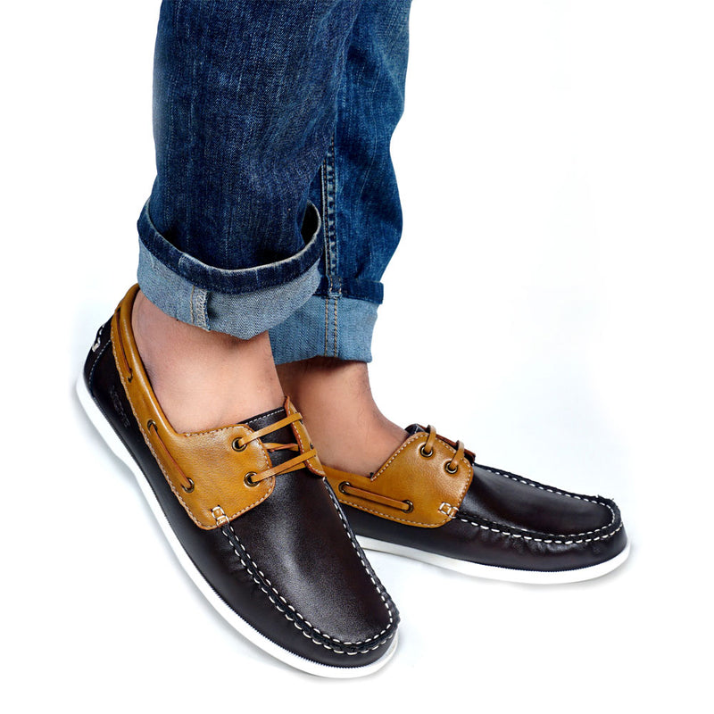 Buy Men Brown Boat Shoe Boat Shoes Online - 255746 | Allen Solly